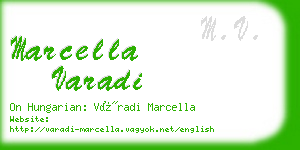 marcella varadi business card